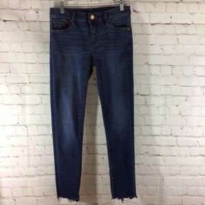 Women’s BDG Twig Mid Rise Raw Hem Denim Blue Jeans - Size 27